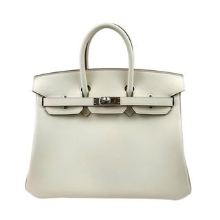 エルメス(Hermes)の新品 HERMES エルメス Birkin25 バーキン25 MUSHROOM マッシュルーム Swift スウィフト PHW シルバー金具 B刻 レディースバッグ ハンドバッグ(ハンドバッグ)