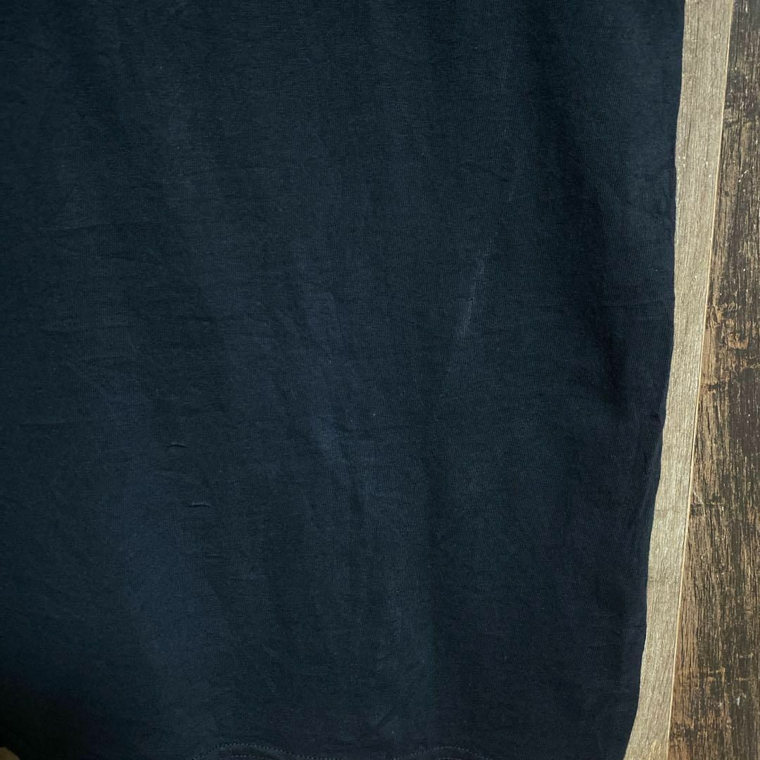 イラスト 黒T 猫 メンズ ビッグシルエット USA古着 90s 半袖 Tシャツ メンズのトップス(Tシャツ/カットソー(半袖/袖なし))の商品写真
