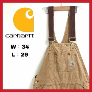 カーハート(carhartt)の90s 古着 カーハート オーバーオール 100周年 ダブルニー W34L29 (サロペット/オーバーオール)