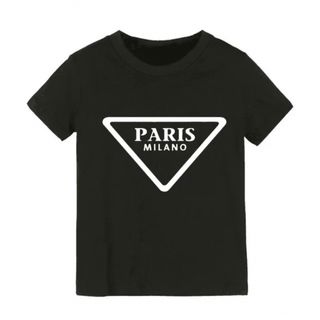 Mサイズ　サイズ　ホワイト　新品未使用　Tシャツ　パリス　パリ　ミラノ(Tシャツ/カットソー(半袖/袖なし))