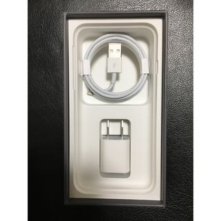 新品★ iPhone用2点セット★電源アダプター/丸型ライトニングケーブル(その他)