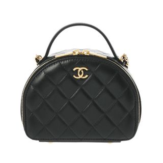 シャネル(CHANEL)のシャネル マトラッセ 2WAY チェーン バニティ ショルダーバッグ 黒(ショルダーバッグ)