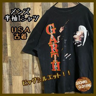 ヴィンテージ ガース・ブルックス ツアー バンT USA製 古着 半袖 Tシャツ(Tシャツ/カットソー(半袖/袖なし))