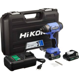 台数限定■未使用■HiKOKI(ハイコーキ) 10.8V コードレスインパクトドライバ 最大トルク 110N・m バッテリー2個・充電器・ケース付 FWH12DAL(2ES) リプロス DIY 電動工具 穴あけ 締付