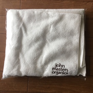 ジョンマスターオーガニック(John Masters Organics)のジョンマスターオーガニック　バスタオル　白(タオル/バス用品)