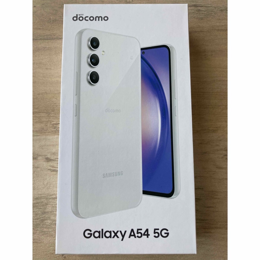 Galaxy(ギャラクシー)のSAMSUNG Galaxy A54 5G SC-53D オーサムホワイト スマホ/家電/カメラのスマートフォン/携帯電話(スマートフォン本体)の商品写真