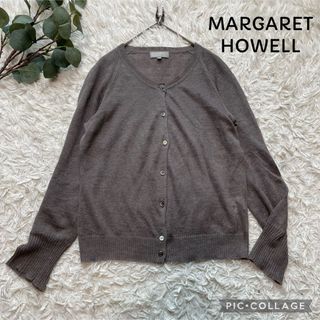 MARGARET HOWELL - MARGARET HOWELL マーガレットハウエル　リネン麻カーディガン