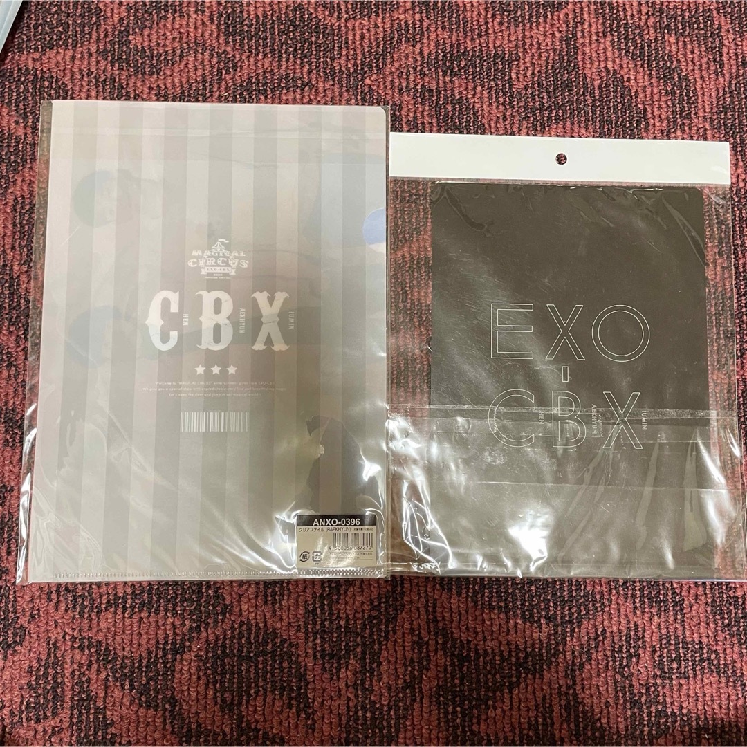 EXO(エクソ)のEXO CBX ベッキョン クリアファイル 下敷き おまけつき！ エンタメ/ホビーのCD(K-POP/アジア)の商品写真