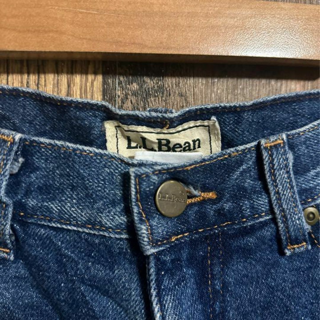 L.L.Bean(エルエルビーン)のエルエルビーン ロゴ タグ レディース デニム ジーンズ パンツ USA古着 レディースのパンツ(デニム/ジーンズ)の商品写真