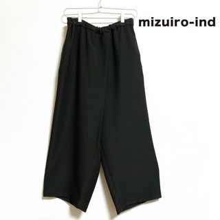 mizuiro ind - 【ミズイロインド mizuiro-ind】とろみ ワイドパンツ ポリエステル 2