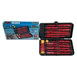 ◇◇HAZET ハゼット ハンドツール 絶縁ドライバーセット 804 VDE/14 レッド(その他)
