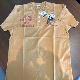 ザリアルマッコイズ(THE REAL McCOY'S)のreal mccoy tシャツ　ヘンリーネック(Tシャツ/カットソー(半袖/袖なし))