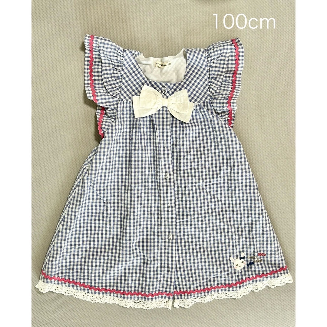 coeur a coeur(クーラクール)のワンピース　100cm   キッズ/ベビー/マタニティのキッズ服女の子用(90cm~)(ワンピース)の商品写真