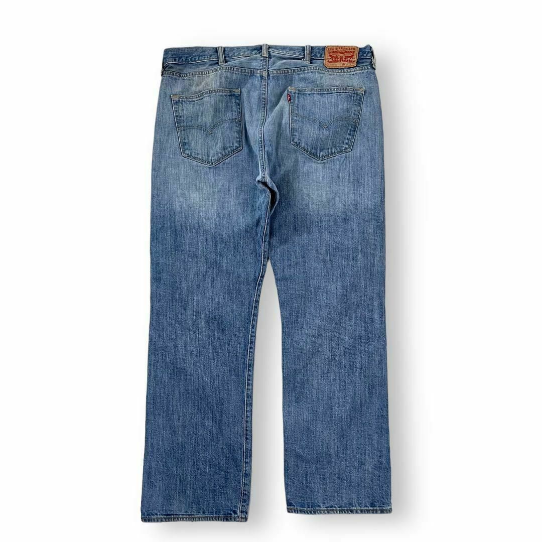 Levi's(リーバイス)のリーバイス 501 メキシコ製 縦落ち 古着 デニム w38L30 水色 メンズのパンツ(デニム/ジーンズ)の商品写真