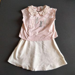 ジルスチュアートニューヨーク(JILLSTUART NEWYORK)のジルスチュアート 重ね着ワンピース　110  Tシャツ(ワンピース)