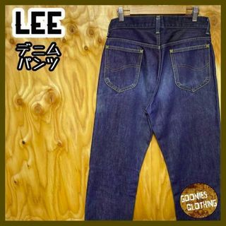 リー(Lee)のLee リー ライダース デニム パンツ 日本製 古着 インディゴ ブルー(デニム/ジーンズ)