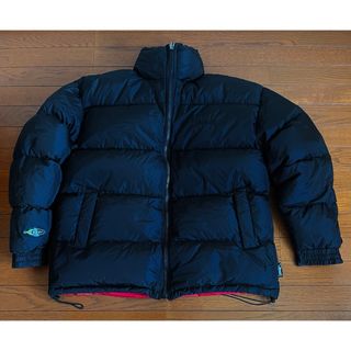 ベアー(Bear USA)の90s Bear リバーシブルダウンジャケット ブラック×レッド サイズL (ダウンジャケット)