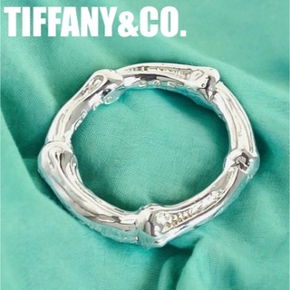 Tiffany & Co. - 極美品☆ティファニー バンブーリング 10号 指輪 ヴィンテージ シルバー925