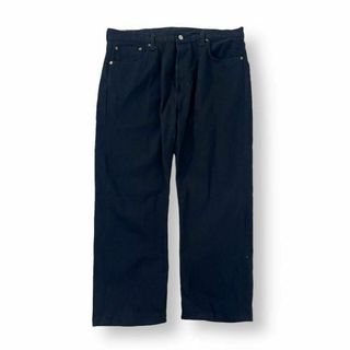 リーバイス(Levi's)の美品 リーバイス 501 ブラックデニム 革パッチ 後染め サルファ染め w38(デニム/ジーンズ)