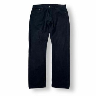 リーバイス(Levi's)のリーバイス 501 ブラックデニム 黒 後染め w38 L34 革パッチ(デニム/ジーンズ)