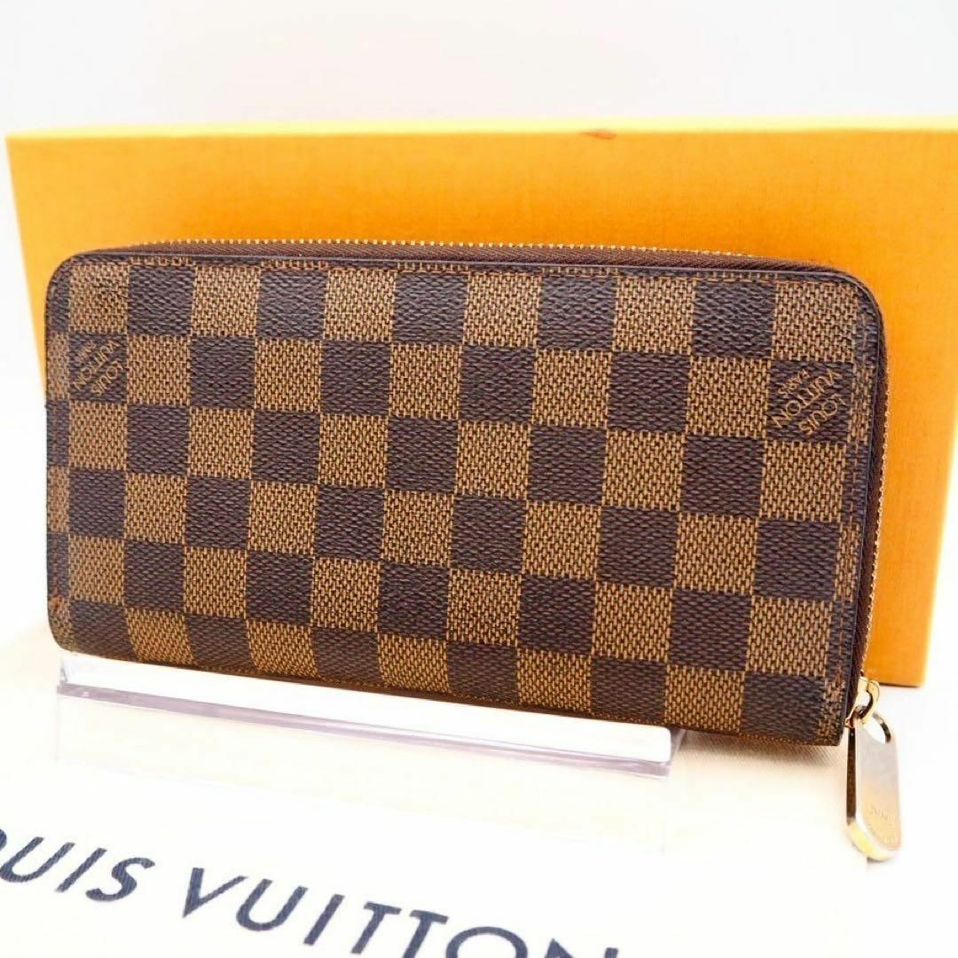 LOUIS VUITTON(ルイヴィトン)のルイ ヴィトン　ダミエ　ジッピーウォレット　長財布　ラウンドファスナー レディースのファッション小物(財布)の商品写真