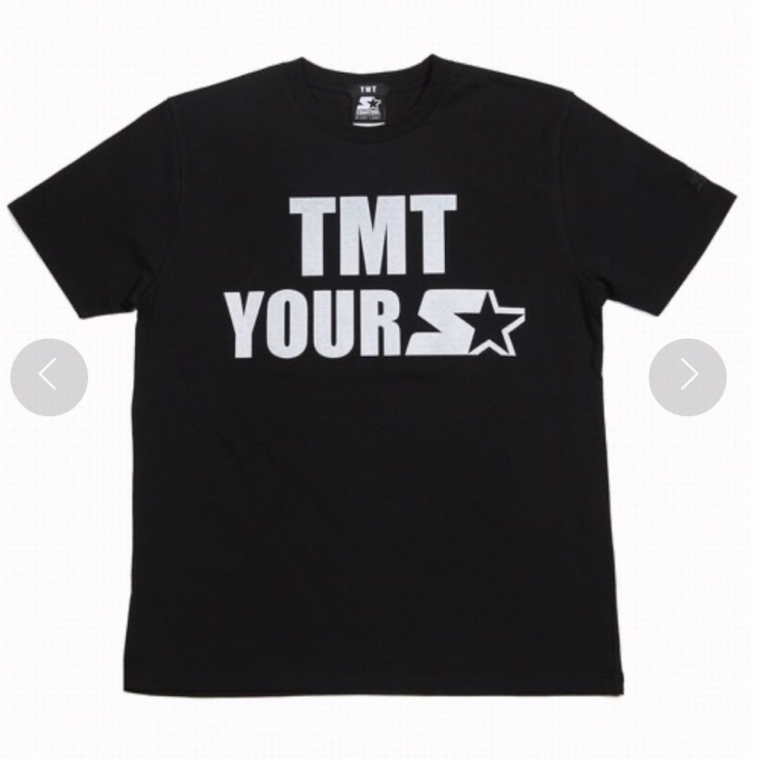 TMT(ティーエムティー)の【美品】TMT×starter  Tシャツ　ブラック　 Sサイズ　 メンズのトップス(Tシャツ/カットソー(半袖/袖なし))の商品写真