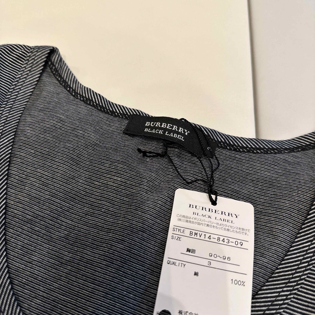 BURBERRY BLACK LABEL(バーバリーブラックレーベル)のバーバリーブラックレーベル　ロゴ入りタンクトップ メンズのトップス(Tシャツ/カットソー(半袖/袖なし))の商品写真