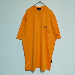 KANGOL - カンゴール メンズ Tシャツ オレンジ M 未使用品 レディース ロゴ 刺繍