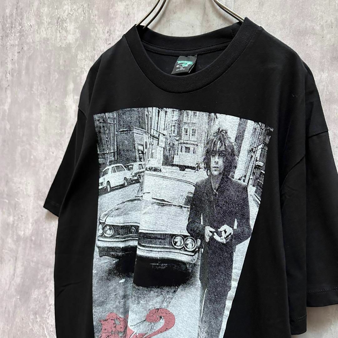 アメリカ古着バンド Tシャツ半袖ブラック黒XLサイズロックバンドビッグプリント メンズのトップス(Tシャツ/カットソー(半袖/袖なし))の商品写真