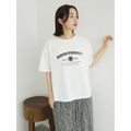 【オフホワイト】エンブレムロゴボックスTシャツ 24SS/綿100%/半袖/夏/