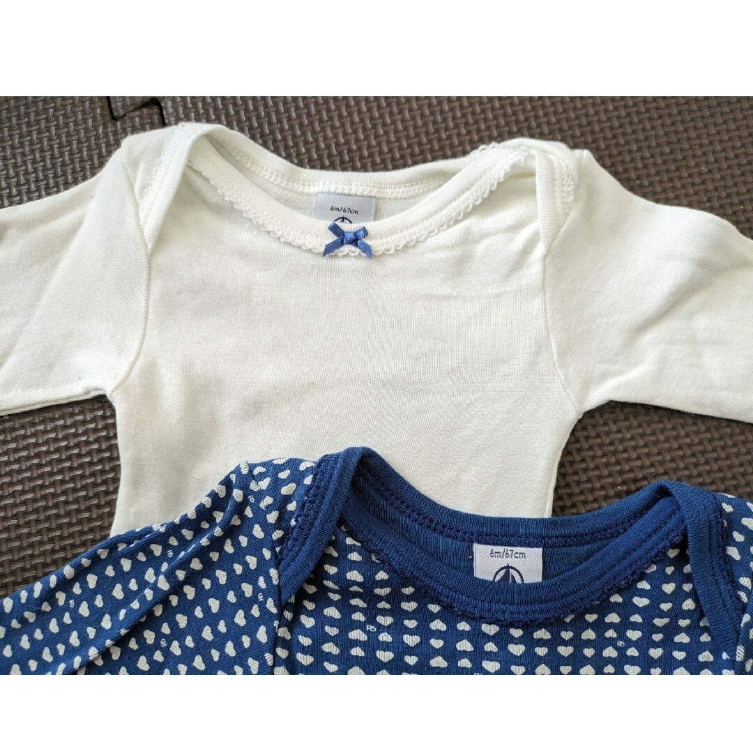 PETIT BATEAU(プチバトー)のロンパース　PETIT BATEAU　プチバトー　美品 キッズ/ベビー/マタニティのベビー服(~85cm)(ロンパース)の商品写真