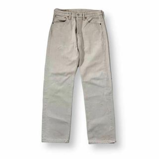 リーバイス(Levi's)のレア ユーロリーバイス 501 ホワイトデニム 00s 古着 w32 L34(デニム/ジーンズ)