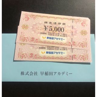 早稲田アカデミー 株主優待券 10000円分(その他)