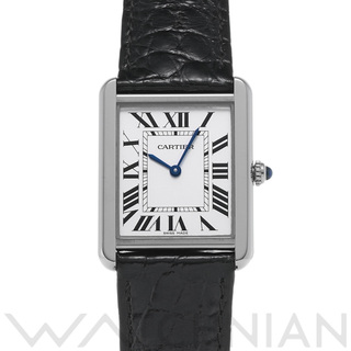 Cartier - 中古 カルティエ CARTIER WSTA0028 シルバー メンズ 腕時計