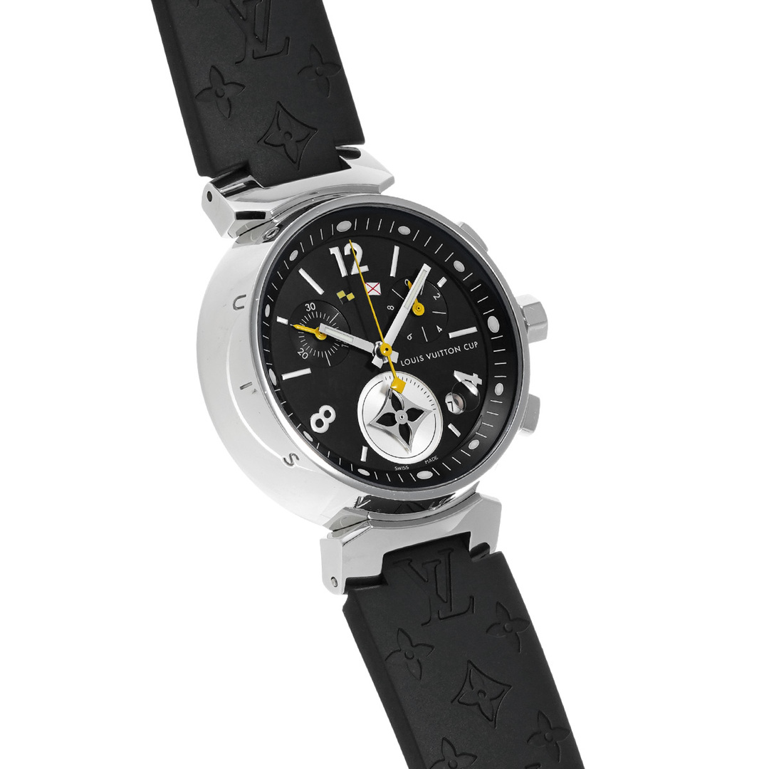 LOUIS VUITTON(ルイヴィトン)の中古 ルイ ヴィトン LOUIS VUITTON Q132G1 ブラック ユニセックス 腕時計 レディースのファッション小物(腕時計)の商品写真