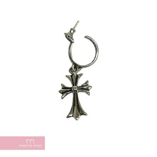 CHROME HEARTS TINY CH CROSS クロムハーツ タイニーCHクロス フープ ピアス イヤリング シルバー925 シルバー 【240221】【新古品】【me04】