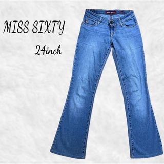 ミスシックスティ(MISS SIXTY)のMISS SIXTY ブーツカットデニム,ウォッシュ加工  24 vintage(デニム/ジーンズ)