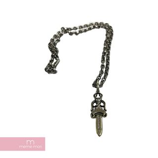 Chrome Hearts - CHROME HEARTS Dagger Pendant Paper Chain 20 Inch クロムハーツ ダガーペンダント ペーパーチェーン 20インチ ペンダントトップ ネックレスチェーン ロゴ刻印 アクセサリー シルバー925 サイズ20インチ【240421】【新古品】【me04】