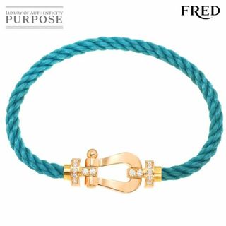 フレッド(FRED)のフレッド FRED フォース10 LM ハーフダイヤ ブレスレット #16 K18 PG ピンクゴールド ケーブル 750 VLP 90225922(ブレスレット/バングル)