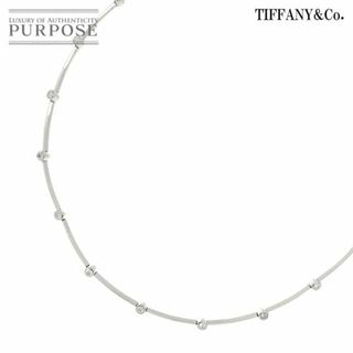 Tiffany & Co. - ティファニー TIFFANY&CO. ダイヤ  ネックレス 38cm Pt プラチナ VLP 90226442