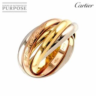 Cartier - カルティエ Cartier トリニティ SM #49 リング K18 YG WG PG 5連 スリーゴールド 750 指輪 VLP 90227658