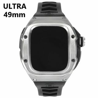 アップルウォッチ(Apple Watch)のアップルウォッチ ULTRA２ ULTRA 49mm ウルトラ 高級ケースカバー ステンレス製 ラバーバンド(その他)