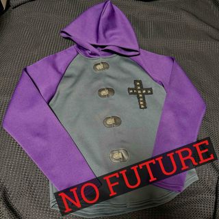 no future フード付きラグランカーディガン(カーディガン)