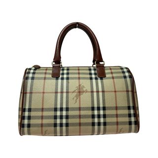 バーバリー(BURBERRY)の◎◎BURBERRY バーバリー ボストンバッグ バッグ レディース ノバチェック柄 ベージュ(ボストンバッグ)