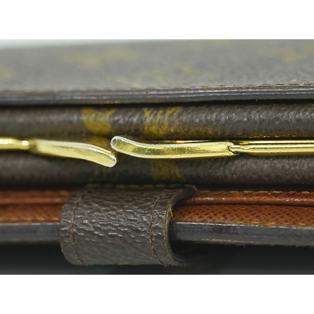 LOUIS VUITTON(ルイヴィトン)の本物 ルイヴィトン LOUIS VUITTON LV ポルトフォイユ ヴィエノワ モノグラム 折財布 ブラウン M61674 ビトン 財布 ウォレット 中古 レディースのファッション小物(財布)の商品写真
