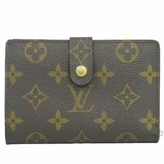 ルイヴィトン(LOUIS VUITTON)の本物 ルイヴィトン LOUIS VUITTON LV ポルトフォイユ ヴィエノワ モノグラム 折財布 ブラウン M61674 ビトン 財布 ウォレット 中古(財布)