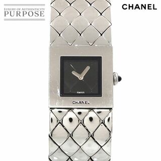 シャネル(CHANEL)のシャネル CHANEL マトラッセ H0009 ヴィンテージ レディース 腕時計 ブラック クォーツ ウォッチ VLP 90222771(腕時計)