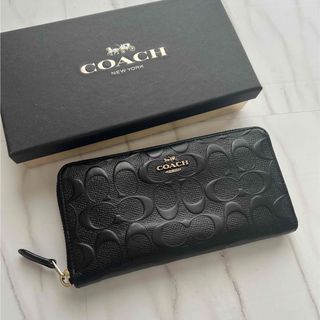 コーチ(COACH)の260 極上美品 COACH コーチ 長財布 ラウンドファスナー(財布)