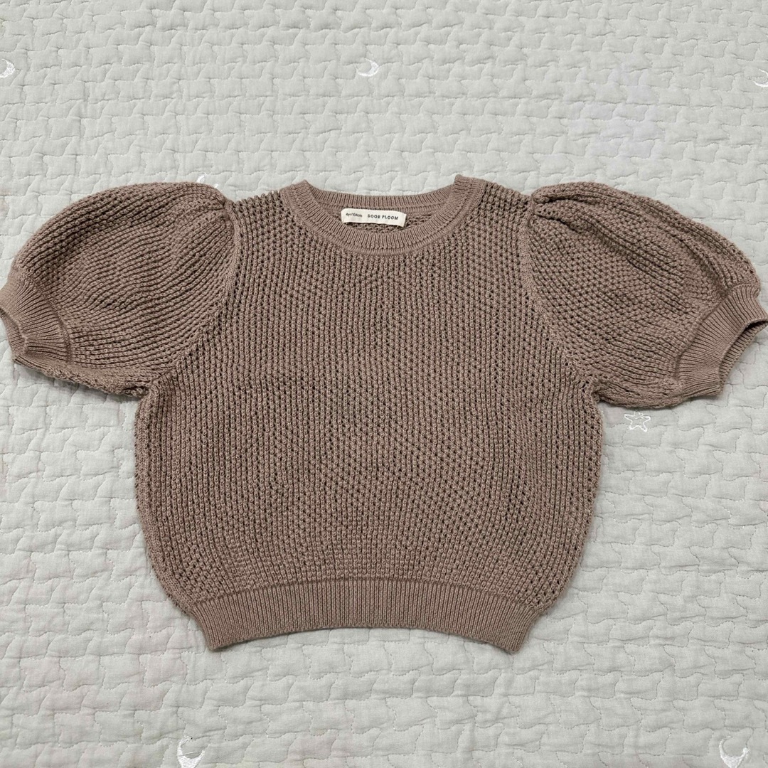 SOOR PLOOM(ソーアプルーム)のSOOR PLOOM mimi knit top 4y キッズ/ベビー/マタニティのキッズ服女の子用(90cm~)(ニット)の商品写真