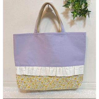 専用271☀︎272 セール　レッスンバッグ　ハンドメイド　花柄(レッスンバッグ)